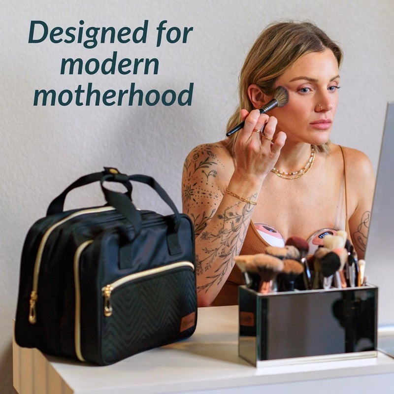 Ameda Universal Breast Pump Travel Bag | Pumping Essentials | Wearable Breast Pump Bag with Cooler | Wearable Breastpump Tote | Breastmilk Cooler - Image 5